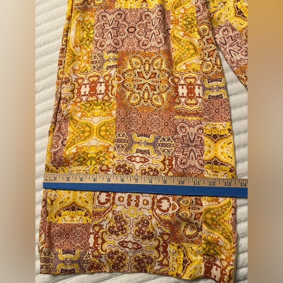 Christian Siriano Geometric  Wide Leg Pants Med (a4 - Picture 8 of 15